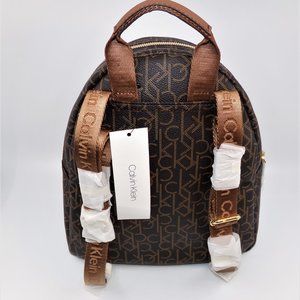 Calvin Klein Monogram Small Key Item Backpack